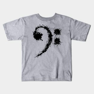 Bass Clef Black - Cool Funny Music Lovers Gift Kids T-Shirt